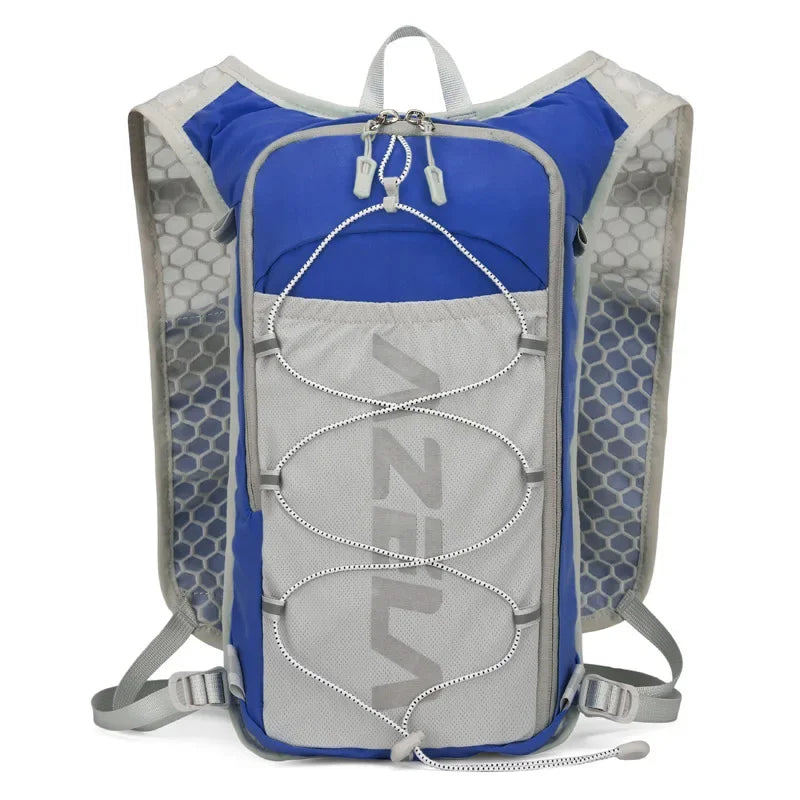 Mochila ligera para correr con chaleco de hidratación, ideal para senderismo, ciclismo y correr.