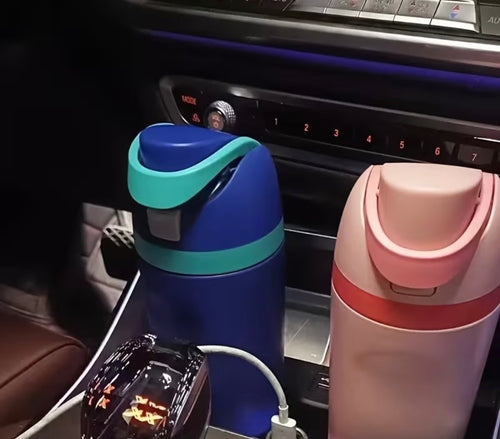 Botella de agua deportiva. Acero inoxidable con pajita para deportes y viajes, sin BPA, 24 y 32 onzas