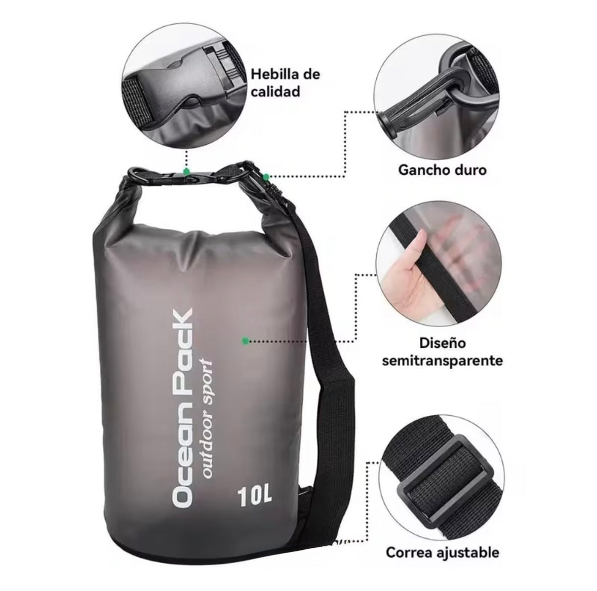 Bolsa seca impermeable 10L