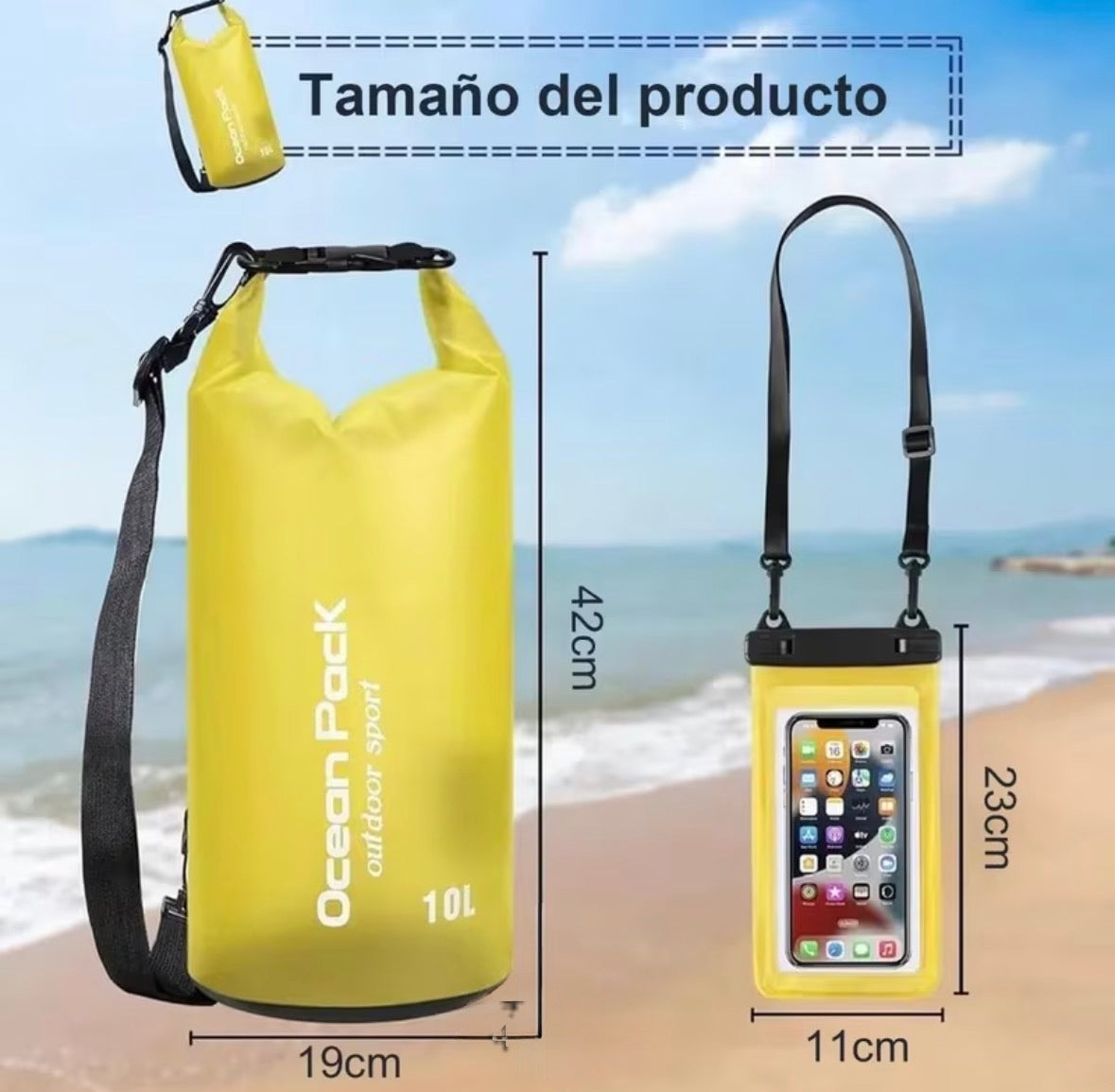 Bolsa seca impermeable 10L