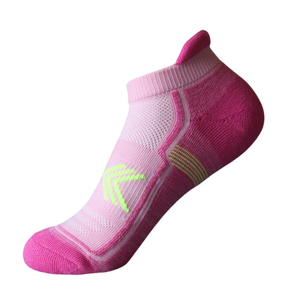 Calcetines para correr para mujer, transpirables, cortos, resistentes al desgaste.