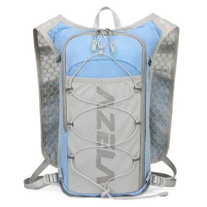Mochila ligera para correr con chaleco de hidratación, ideal para senderismo, ciclismo y correr.